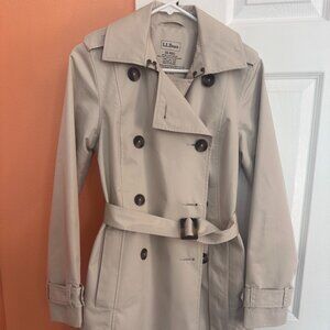 L.L. Bean Woman's Trench Coat Size XS Regular